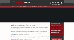 Desktop Screenshot of garageplusstorage.com